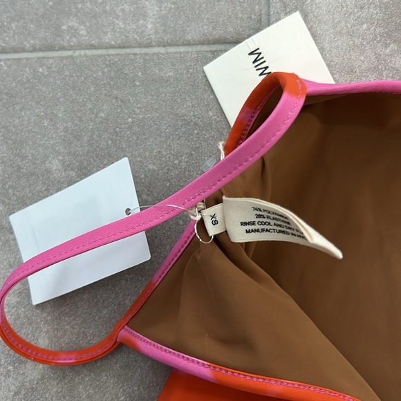 Nu Swim NWT Floral One Piece Swimsuit Pink - Picture 6 of 7